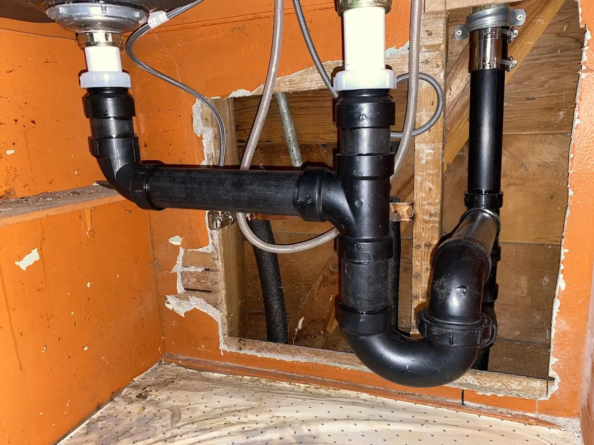 Professional Repiping Services equipment and tools on the job in Orleans